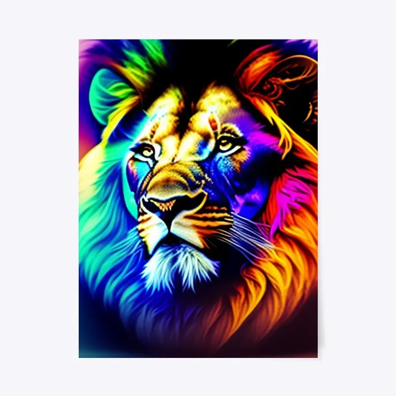 Abstract Lion of Judah